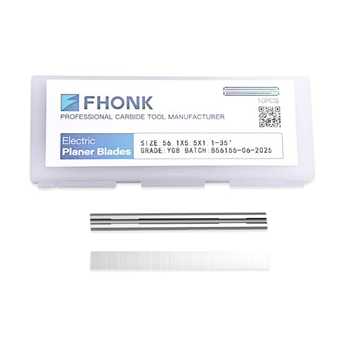 56.1mm Carbide Hand Planer Replacement Blades, for Woodturning Replacement Cutter Knives, for