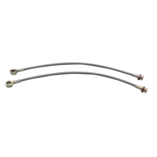 2 PCS/SET SHLPDFM 7/16" Braided Stainless Steel Disc Brake Hose Compatible with photo 5
