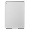 LaCie Mobile Drive, 4TB , External Hard Drive, Moon Silver, USB-C, 2 year Rescue Services (STHG4000400)