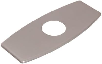 FYJ 3-to-1 Rectangle Shaped Brushed Nickel Sink Hole Cover Deck Plate Faucet Tap