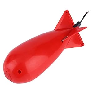 Ahagut Roquette D’alimentation Pour Nourrir La Fusée Spod Pour La Pêche De La Carpe Œuf De Truite Pour La Pêche Sur Le Lac à Truite, Flotteur De Pêche, Flotteur De Traînée (rouge)