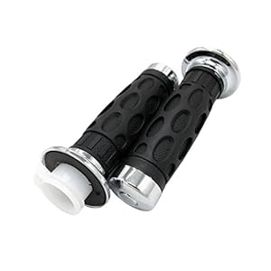 Gazechimp 1 paar 22 mm motorfiets rubberen handgrepen stuur handgrepen voor crossbike pocket bike, links + rechts