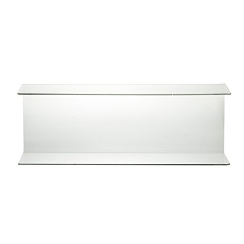 Source one Premium 2 Tier Floating Acrylic Shelf for Bedrooms, Bathrooms, Kitchen & Office Use (24 Inch)