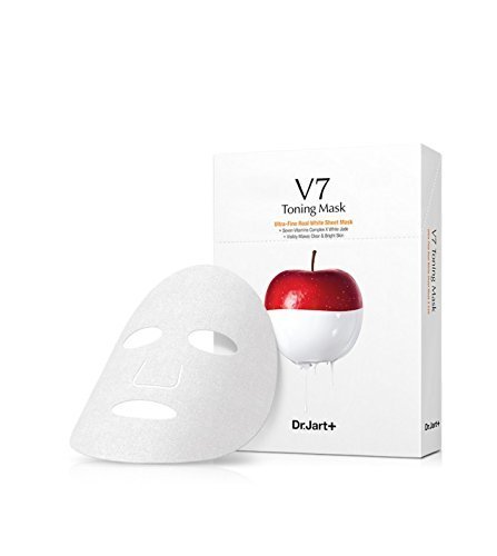 Dr Jart+ v7 Toning Mask Ultra-Fine Real White Sheet Mask Sheet 30g, 5 Count - //coolthings.us