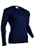Indera Men's Polypropylene Performance Rib Knit Thermal Underwear Top, Navy, Small