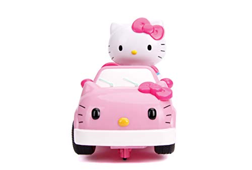 Dickie Toys Hello Kitty Convertible IRC Vehicle, RC Fahrzeug, Ferngesteuertes Auto mit Infrarot Fernbedienung, fährt vorwärts-gerade, rückwärts-Kurve, inkl. Figur, 17,5 cm – Bild 6