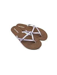 Volcom All Night Long de la mujer sandalia Flip Flop