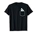 Cute Pocket Budgie T Shirt Parakeet Parrot Lover Gift Idea T-Shirt