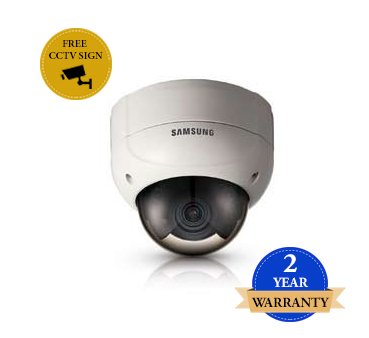 SS101 - SAMSUNG SCV-2080RP 600TVL IR LED VANDALISMUS CCTV-DOME-KAMERA 12VDC