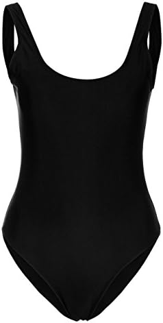Women's Retro Elastic High Waist Bikini Set Chic Swimsuit High Cut Low Back One Piece Bathing Suits