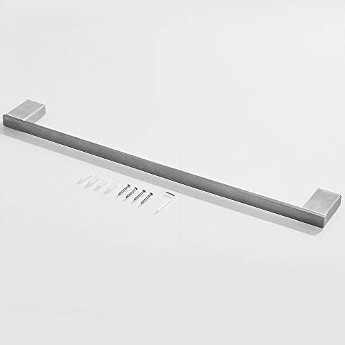 Heable Towel Bar Brushed Nickel, Bathroom Hardware Stainless Steel Wall Mounted 23.6 Inch Towel Rack Holder - Thumbnail 5