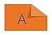 DYMO Industrial Labels for DYMO Industrial Rhino Label Makers, Black on Orange, 1/2
