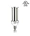 Hyperikon LED Street Light, 45W (250W Equivalent), E39 (Large Mogul Base), 5440 lumen, 5000K (Crystal White Glow), 320° Omnidirectional, 100-277v, CRI 85, UL-listed and DLC Certified