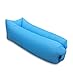 Lougnee Inflatable Lounger Air Sofa, Portable Quick Compression Air Lounge Bag Dream Beach Chair for Camping Swimming Park Backyard and Other Home Outdoor Activities - Deep Blue