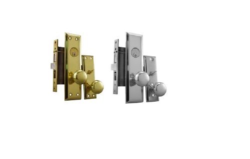 Satin Chrome Left Hand Guard Mortise Lockset