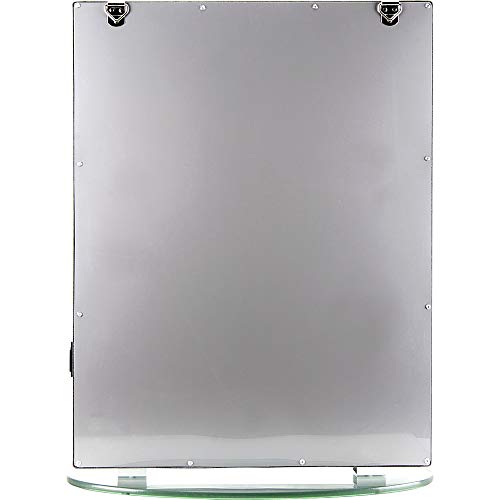 Hiker 12 Led Dimmer Light Pc Body and Glass Base Hollywood Vanity Makeup Mirror Table Top Wall Mount, Silver