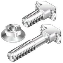 BOSCH REXROTH ALUMINIUM STRUT FRAMING PROFILE T-BOLT; 10MM SLOT SERIES; M8 X 20 THREAD; QTY10