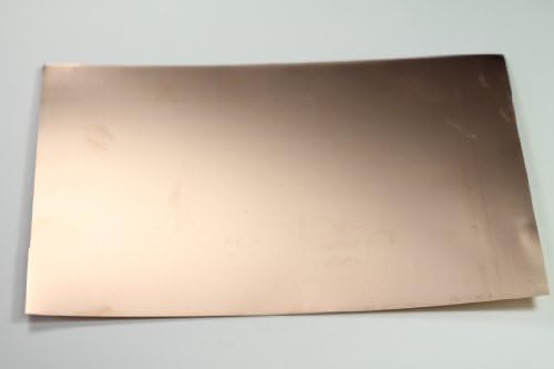 (VV #47) Scissor Cut Flexible Printed Circuit Board Material Copper Clad 5" X 8"