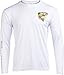 Ann Arbor T-shirt Co. Adult Fishing Ruler | Long Sleeve Wicking Fisherman Shirt w/Ruler on Forearm, L, White