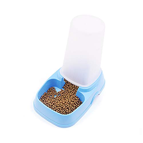 Luck Dawn Pet Food Dispenser, Automatic Dog and Cat Feeder Food Bowl