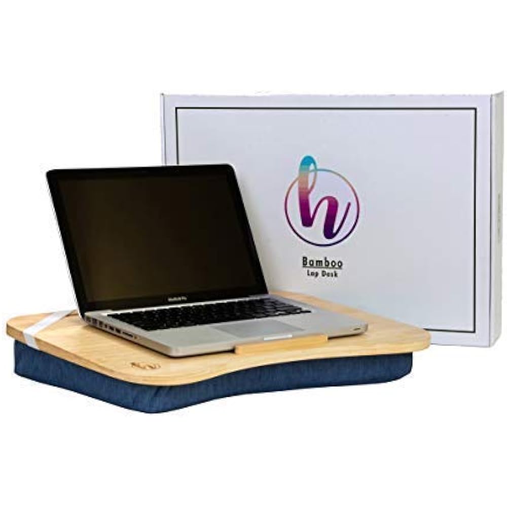 Hultzzzy Portable Lap Desks With Memory Foam Cushion Surface Holds 18