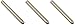 The Beadsmith Steel Design Stamps - Metal Elements - 3-Piece 5mm Heart Design Set - 3.125” Length with 0.25” Stamp Base - Make Custom Jewelry - Used for Stamping & Personalizing Soft Metals
