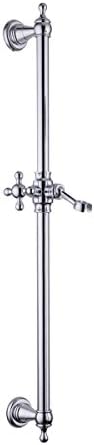 HANEBATH Brass Hand Shower Slide Bar with Brass Adjustable Holder,Chrome