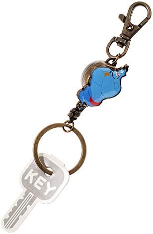 Amazon ディズニーストア 公式 キーホルダー キーチェーン リール付き ジーニー Aladdin 19 Disney ディズニー キーホルダー チェーン