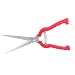 Lengthen Straight Blade Pruning Shears, Thinning Shears, Sharp Florist Multi-Tasking Garden Scissors, Small Hand Pruner for Arranging Flowers, Trimming, Harvesting Fruit (Stainless Steel)