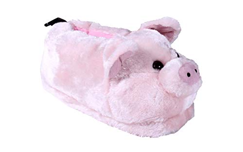 9015-9 - Pig - X-Small - Happy Feet Toddler Animal Slippers