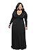 HPLY Women Casual Classy Long Dresses Sexy V Neck Plus Size Cocktail Party Dresses