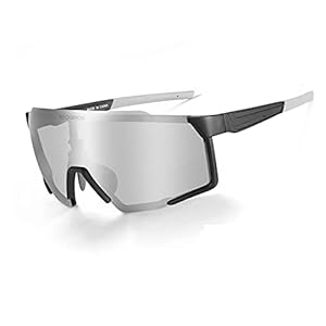 ROCKBROS Fietsbril Gepolariseerde Bril UV400-Bescherming Zonnebril Sportbril voor Fietsen Vissen Golf Running Heren…