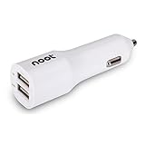 Car Charger, NOOT PRODUCTS® 3.1A / 15W 2-Port Rapid USB Car Charger with SmartQ Power Technology Made for iPhone, iPod, iPad, Samsung Galaxy, HTC, Google, Nokia, Motorola, Nexus and More