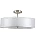 Linea di Liara Grazia 20 inch 3 Light Drum Chandelier Ceiling Light - Brushed Nickel LL-P117-BN