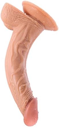 UsmanCR5 Lěngthěn Cǒck Slěěvěs, 9 inch T-Shirt Big Flexible Huge Toys for Women Wonderful Gift Auto Women Pleasure Massaging | Diameter 4cm/1.57iches