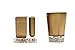 Hot San Resin 5 Pieces Bathroom Accessory Set - Ice Crystal In Gold Design Ensemble,Bathroom Vanities,Home Decor