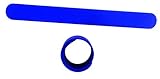 TheAwristocrat 9 Blue Silicone Slap Bracelets - Soft & Safe for Kids Boys & Girls Party Favors - Durable
