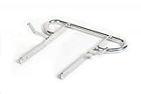 XFR - Extreme Fabrication Aluminum Off-Road Wide Grab Bar Yamaha Raptor 350 2004-2013 Silver
