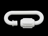 WHITE PLASTC CHAIN QUICK LINKS 10 PACK 8MM