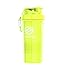 SmartShake Original 2GO Bottle, 20 oz Shaker Cup, Neon Yellow