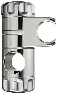 Chrome Finished Bathroom Adjustable Rail Slider Shower Head Holder Fixed Lifting