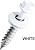 EAGLE 1 (500 Count) Metal Roofing Screws Painted Hex Washer Head Sheet Metal Roof Screw. Self Starting/self Tapping Metal to Wood, Sheet Metal Roofing siding Screws ~ EPDM Washer (1", White)