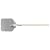 American Metalcraft 3209 9" x 11" Aluminum Pizza Peel with 21 1/2" Wood Handle