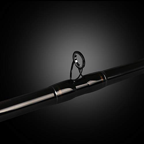 Fiblink 4-teilige 2,5 m Angelrute aus Kohlefaser, Spinn- und Wurf, für Reisen, tragbar, leicht, empfindlich… – Bild 3