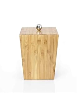 Natural collection - bamboo bathroom bin: Amazon.co.uk: Kitchen & Home