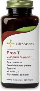 LifeSeasons Pros-T Herbal Male Glandular Support, 60 Softgels