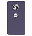 Lenovo Moto X4 Flip Case, Touch Flip Cover Transparent Shell Shock Resistant and Edge Protective Folio Flip Case for Motorola Moto X4 (Blue)