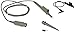 Fluke VPS210-G 5 Piece Double Insulated Voltage for 190 Series ScopeMeter, 1.2m Cable Length, 10x Attenuation, Gray