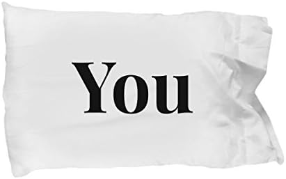 Valentine's Day, Anniversary Gift, Pillow Case - YOU - Best Present for Girlfriend Boyfriend Husband Wife (Mix & Match with other Smoking Panda pillow