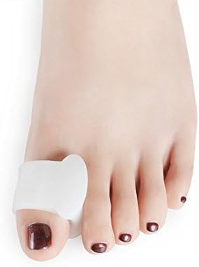 Set of 6 - 2 Large &amp; 4 Medium Gel Toe Separators - Bunion Pain Relief for Men &amp; Women